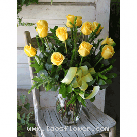 A Dozen Yellow Roses